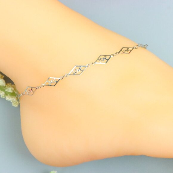 "Handmade Anklet – A Stylish Choice for Women, Thoughtful Gift Idea, EVCH1769 - Picture 1 of 10